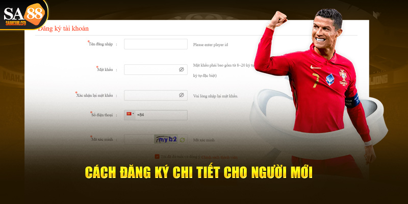 Cách đăng ký chi tiết cho người mới